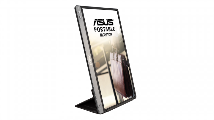 Monitor Asus MB14AC szary - widok frontu lewej strony 2