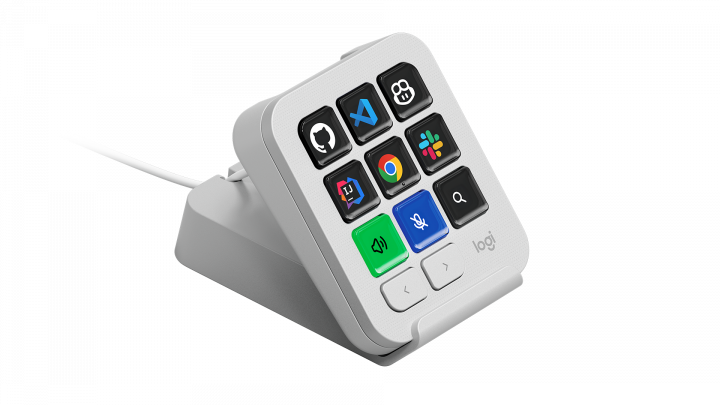 Klawiatura do sterowania AI dla programistów Logitech MX Keypad Jasnoszary 920-013892 5