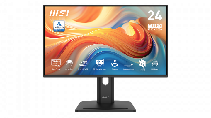Monitor MSI PRO MP245PHG E14 23,8" FHD 144Hz USB-C Dock 65W