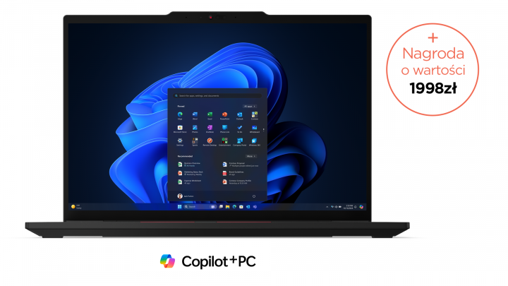 Laptop Lenovo ThinkPad T14s Gen 6 AMD W11P czarny Copilot PROMO 2K