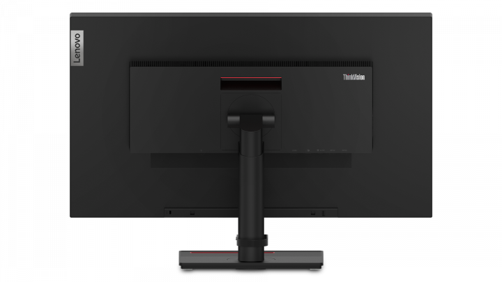 Monitor Lenovo ThinkVision T32p-20 czarny - widok z tyłu