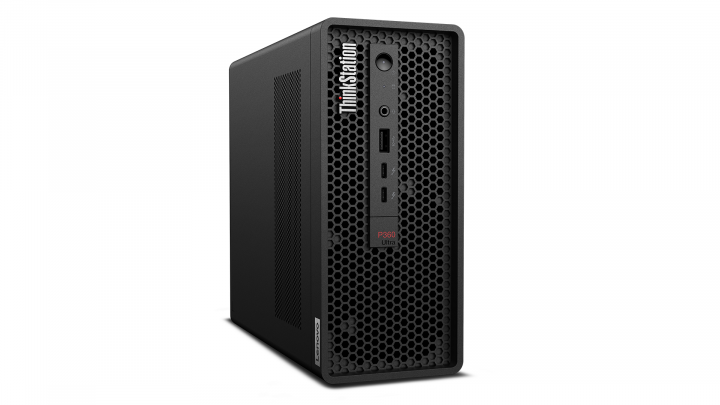 Stacja robocza Lenovo ThinkStation P360 Ultra - widok frontu lewej strony