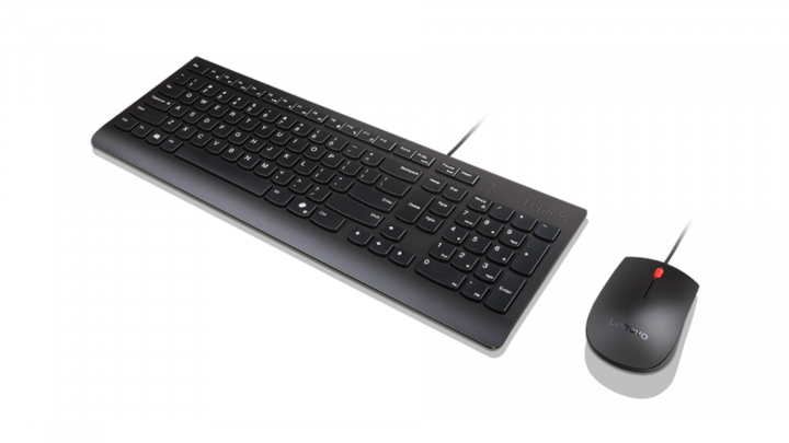 Zestaw przewodowy Klawiatura i Mysz Lenovo Essential Wired Combo AI US English 4X31R64400 2
