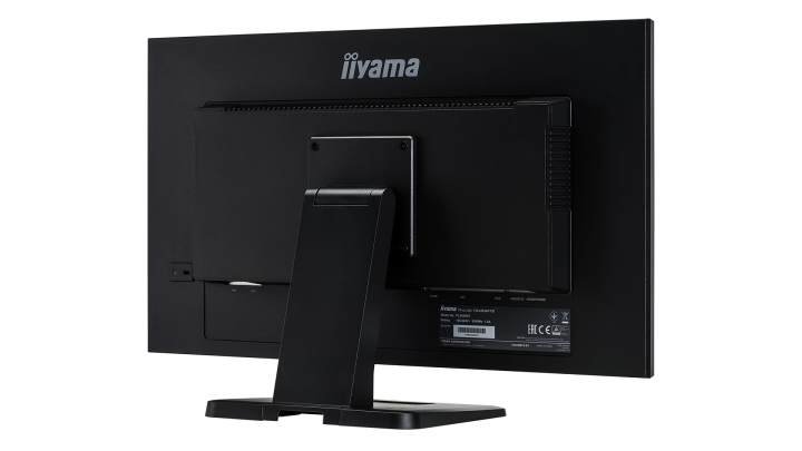 Monitor z dotykowym ekranem IIYAMA ProLite T2453MTS-B1 - widok z tyłu prawej strony