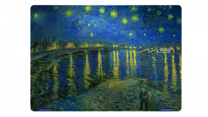 Laptop MSI Prestige 14 Flip AI+ Starry Night Over the Rhone Copilot 12