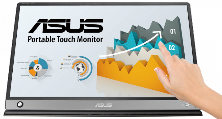 Monitor Asus MB16AMT - widok frontu