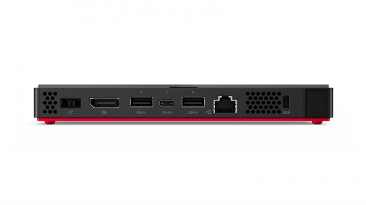 Komputer Lenovo ThinkCentre M90n Nano - widok tyłu