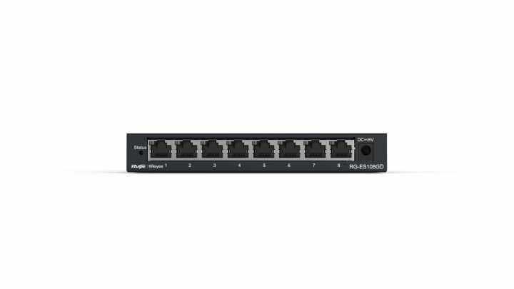 Switch Ruijie Reyee RG-ES108GD 8-port GE Ext PSU 2