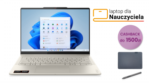 Laptop 2w1 dla Nauczyciela Lenovo Yoga 7 14AKP10 83JR005XPB Ryzen AI 7 350 Touch 14" WUXGA OLED 32GB 512SSD W11