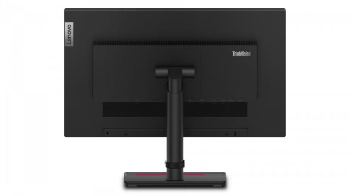 Monitor Lenovo ThinkVision T23i czarny - widok z tyłu