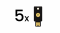 Klucz sprzętowy Yubico YubiKey 5 NFC FIPS USB-A (zestaw 5 szt.) - 8880001132