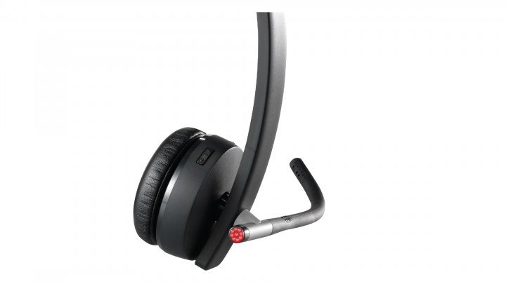Słuchawki z mikrofonem Logitech H820e bezprzewodowe czarne - detale