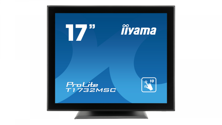 Monitor z dotykowym ekranem IIYAMA ProLite T1732MSC-B5X - widok frontu