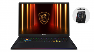 Laptop MSI Raider 18 HX AI A2XWIG-222PL Ultra 9 285HX 18" UHD+ MiniLED 120Hz 64GB 2x2000SSD RTX5080 DLSS 4 W11