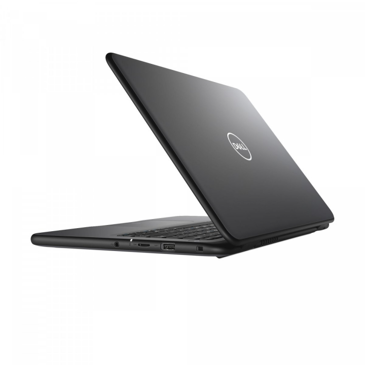 Laptop Dell Latitude 3300 czarny - widok tyłu prawej strony