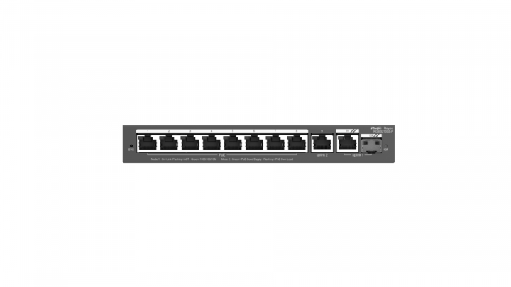 Switch Ruijie Reyee RG-ES210GS-P 9-port GE PoE+ 120W 1x1Gb Combo Ext PSU 4