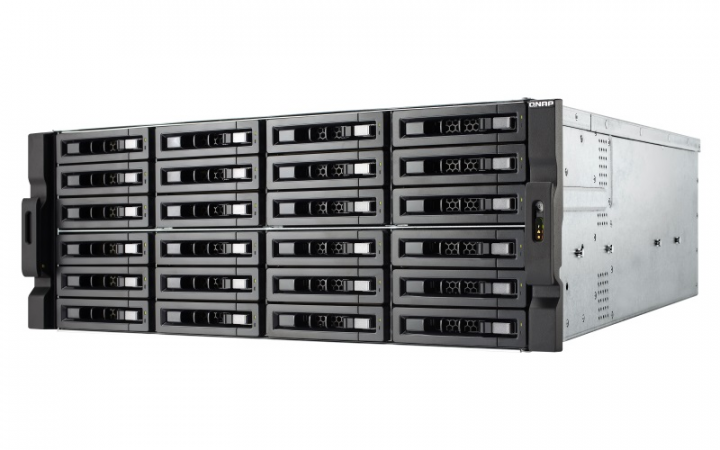 Serwer NAS QNAP TS-2483XU-RP-E2136 - widok frontu prawej strony