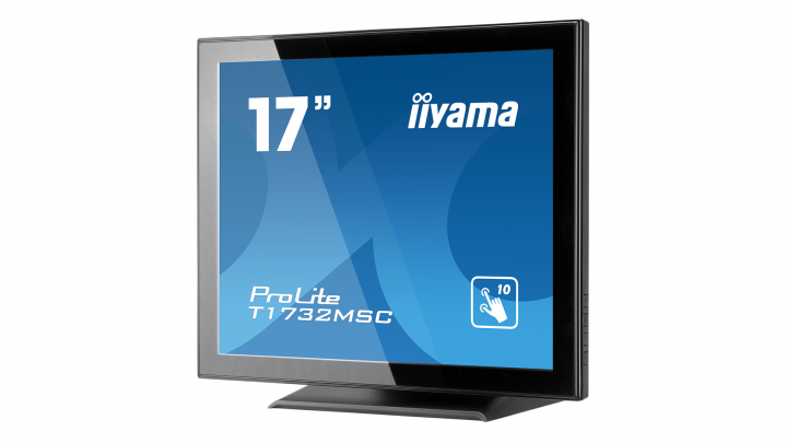 Monitor z dotykowym ekranem IIYAMA ProLite T1732MSC-B5X - widok frontu prawej strony2