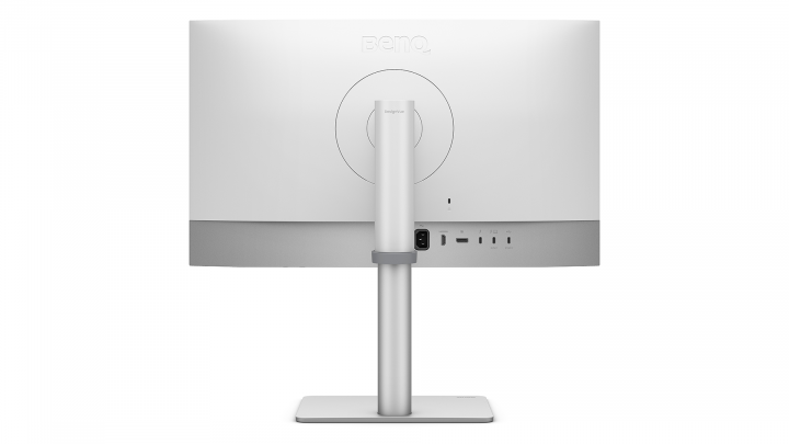 Monitor BenQ PD2730S 9H.LN7LA.TBE 27" 5K UHD+ IPS USB-C Dock 90W - widok z tyłu