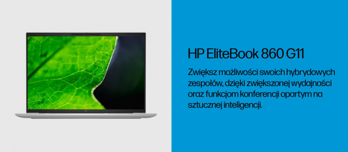 HP EliteBook 860 G11 9G0G0ET z procesorem Intel® Core™ Ultra 7 155U Bloczek LP