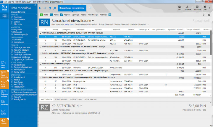 Subiekt nexo - Licencja na jedno stanowisko 4