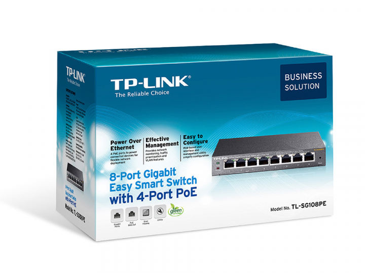 Switch TP-Link TL-SG108PE - widok opakowania