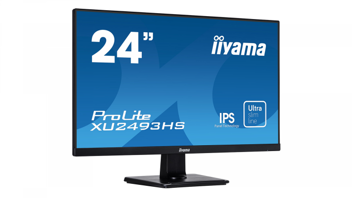 Monitor IIYAMA ProLite XU2493HSU-B1 - widok frontu lewej strony