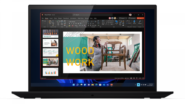 ThinkPad X1 Extreme G5 W11P - widok frontu