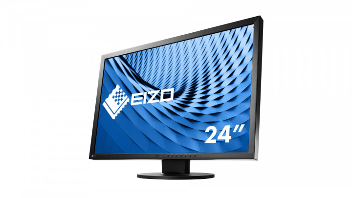Monitor EIZO FlexScan EV2430 czarny - widok frontu prawej strony