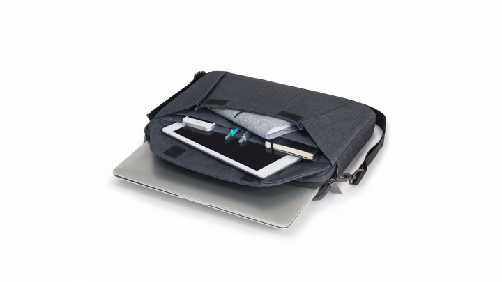 Torba do laptopa DICOTA Slim Case EDGE 133 D31239 niebieska - otwarta