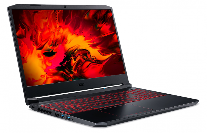 Laptop Acer Nitro 5 (15) AMD - widok frontu lewej strony