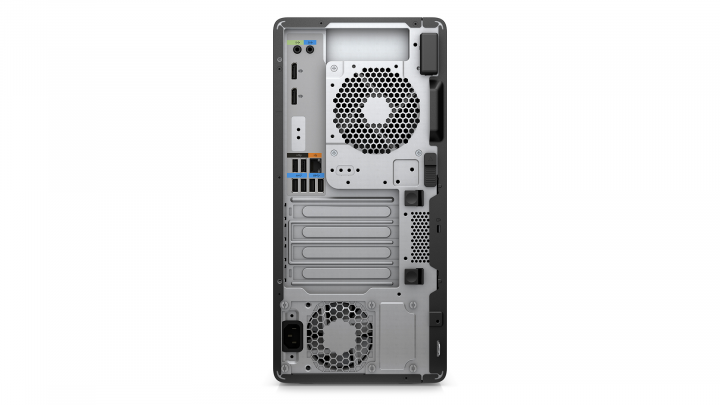 Stacja robocza HP Z2 Tower G5 czarny - widok z tyłu