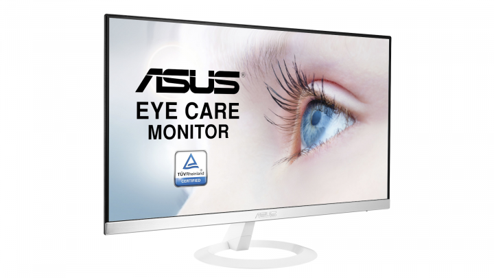 Monitor Asus VZ249HE-W - widok frontu lewej strony
