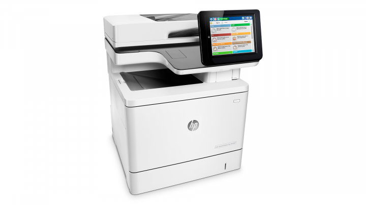 HP Color LaserJet Enterprise Flow MFP M577c - B5L54A - widok frontu lewej strony