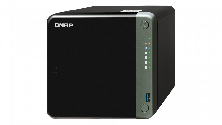Serwer NAS QNAP TS-453D-4G - widok frontu prawej strony2