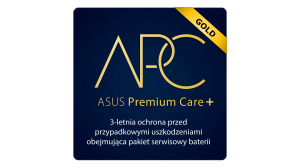 Rozszerzenie gwarancji ASUS ACX15-025100NB z 24 miesięcy Carry-In do 36 miesięcy Carry-In + Bateria 36 miesięcy + ADP 36 miesięcy (VivoBook, ZenBook) APC Gold