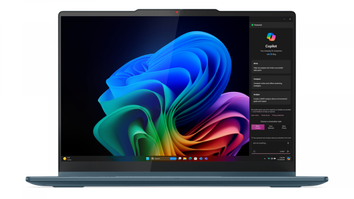 Laptop 2w1 Lenovo Yoga 7 14AKP10 W11H Tidal Teal + Etui i rysik w zestawie Copilot