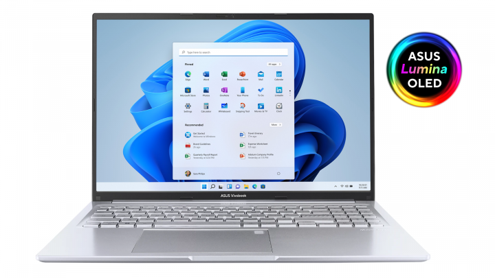 Laptop ASUS Vivobook 16 X1605VA W11H Cool Silver FPR OLED 2