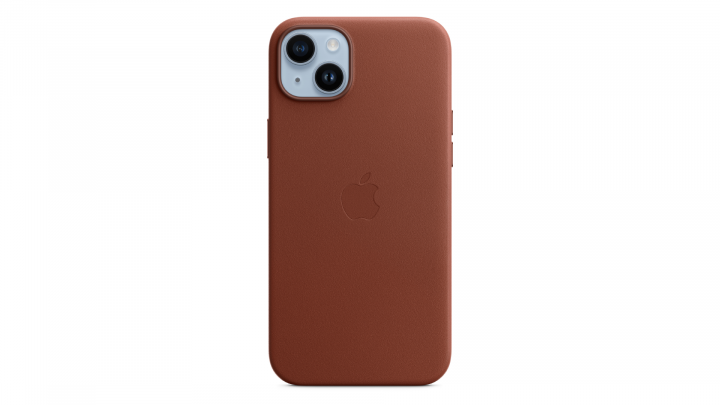 Etui Apple iPhone 14 Plus Leather Case MagSafe Umber MPPD3ZMA 2