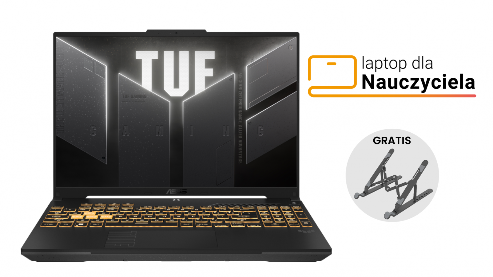 Laptop dla Nauczyciela ASUS TUF Gaming F16 FX607VU-I5085W Core 5 210H 16