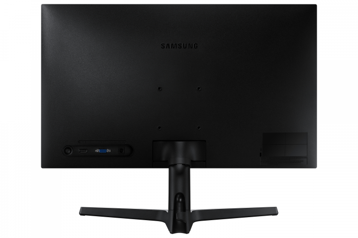 Monitor Samsung LS24R350FHUXEN czarny - widok tyłu