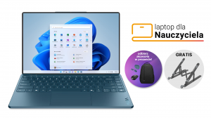 Laptop dla Nauczyciela Lenovo Yoga Slim 9 14ILL10 83CX001PPB Ultra 7 258V Touch 14" 4K WQUXGA OLED 120Hz HDR 32GB 1000SSD W11