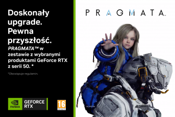 Doskonały upgrade. Pewna przyszłość. PRAGMATA™ w zestawie z wybranymi produktami GeForce RTX z serii 50. 5