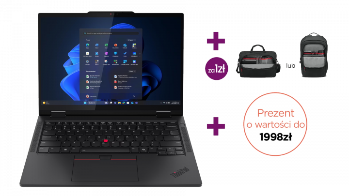 Lenovo ThinkPad T14s 2-in-1 Gen 1 (Intel) W11P Zestaw PROMO 2K