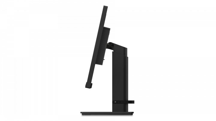 Monitor Lenovo ThinkVision T23i czarny - widok prawej strony
