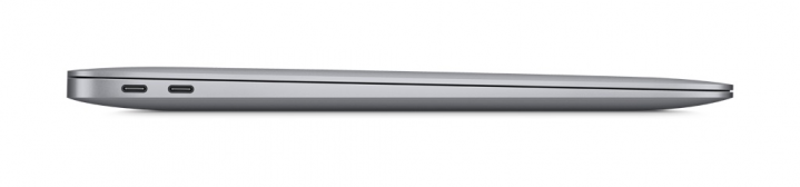 Laptop Apple MacBook Air szary - widok lewej strony