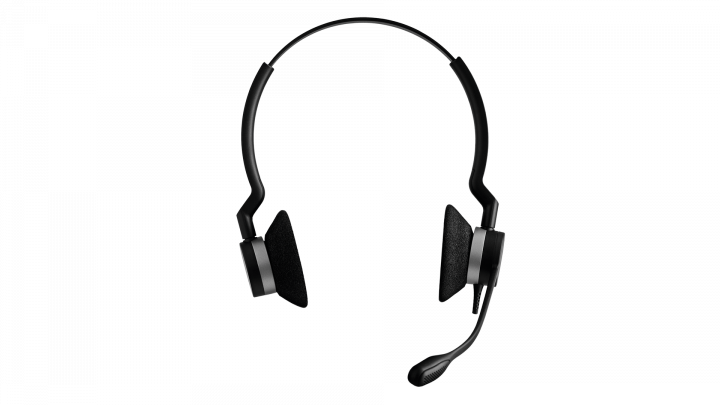 Słuchawki z mikrofonem Jabra BIZ 2300 Duo czarne - widok frontu