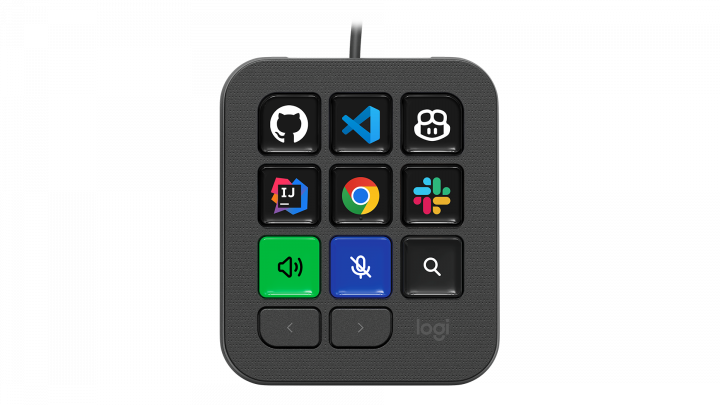 Klawiatura do sterowania AI dla programistów Logitech MX Keypad Grafitowy 920-013891 2