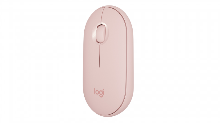 Logitech M350 różowa 910-005717 - widok frontu prawej strony