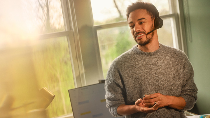 Słuchawki bezprzewodowe Jabra Evolve3 45 MS Mono 4